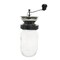 Lehman's Manual Coffee Grinder with Mason Jar Grounds Storage, Comfortable Grip Quiet Smooth Non-Electric Hand Crank, Standard Grind